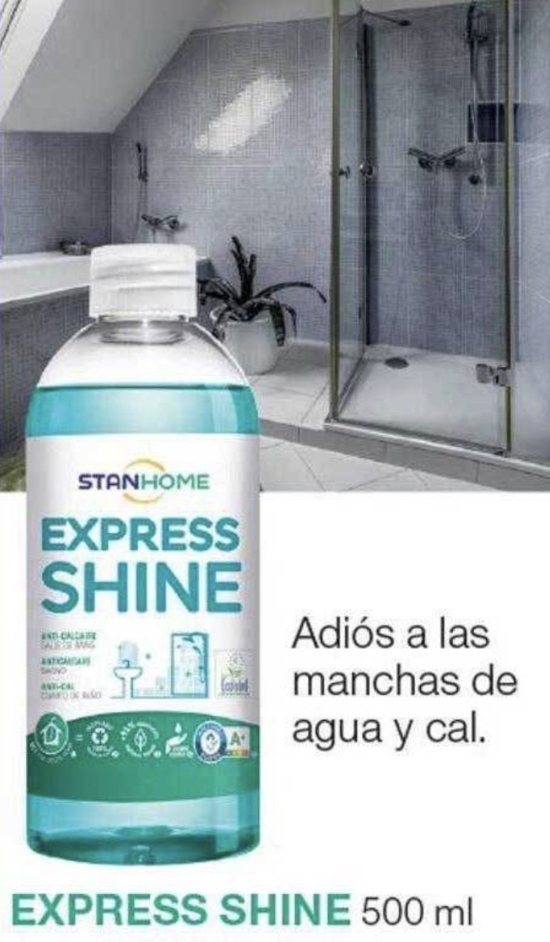 Limpiador anti-cal para baños StanHome (EXPRESS SHINE 500ml) – Stanhome  Limpieza y Belleza